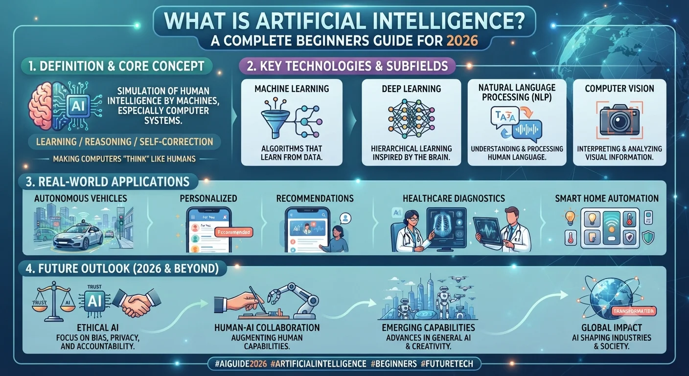 What Is Artificial Intelligence? A Complete Beginners Guide for 2026