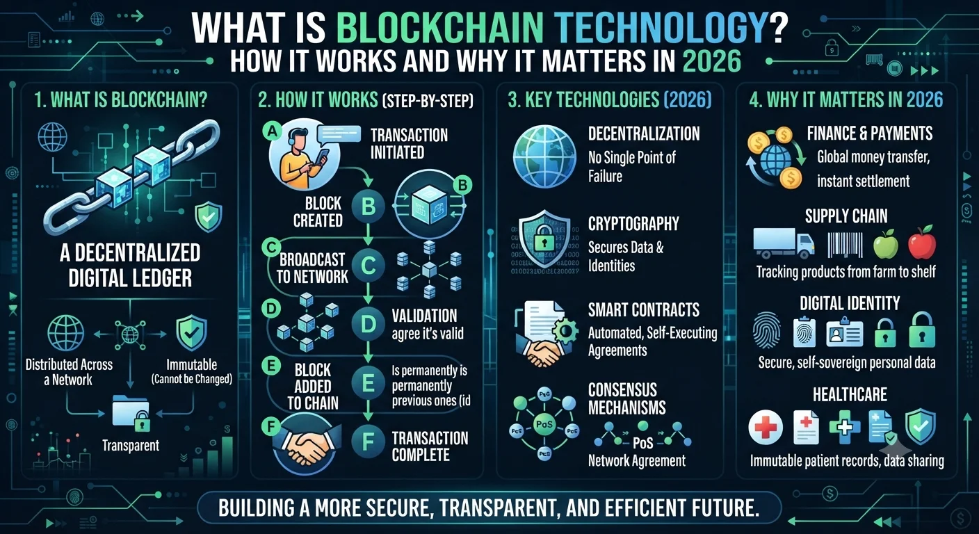 What Is Blockchain Technology? How It Works and Why It Matters in 2026